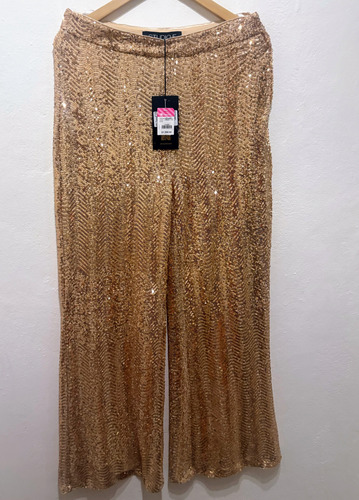 Pantalones Con Lentejuelas Studio F Talla 14 Con Msi