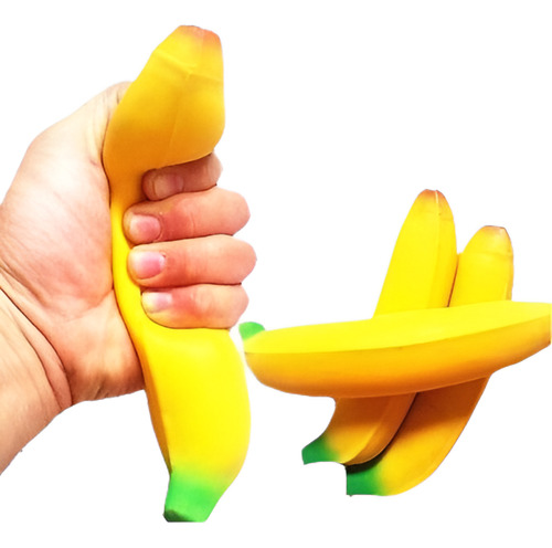 Banana Blanda Jumbo 18cm Correas Decoraciones Falsos Aliment