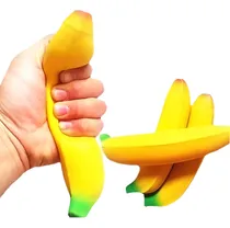 Comprar Banana Blanda Jumbo 18cm Correas Decoraciones Falsos Aliment