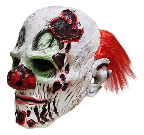 Máscara De Palhaço Zumbi Para Brincar No Halloween Horror
