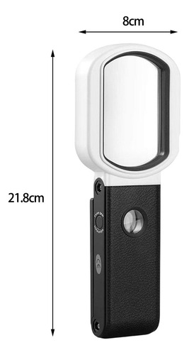 25x 10x Lupa Plegable Mesa Escritorio Lámpara Rectángulo