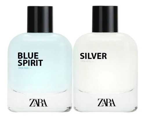 Pack Zara Blue Spirit & Silver Edt 2x80ml