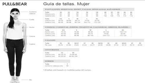 Tallas en pull and bear mujer hotsell