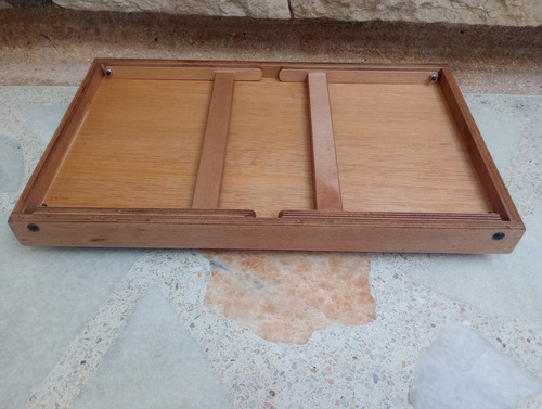 Bandeja Desayuno Mesa De Cama Plegable Madera Pino