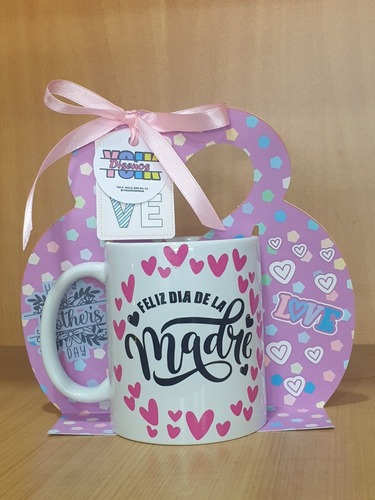 Tazas Decoradas Para El Día De La Madre