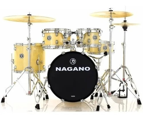 Bateria Nagano Garage Rock Bumbo 22 Com Banco