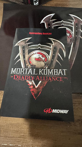 Mortal Kombat Deadly Alliance Com Manual/pôster Para Ps2