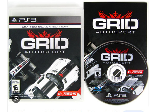 Grid Autosport Limited Black Edition Ps3 Completo Fisico