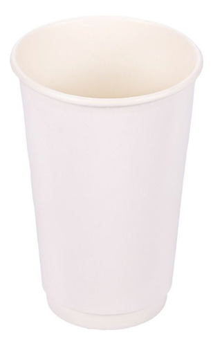 Vasos Polipapel Blanco 12 Oz Doble Pared C/ Tapas (x 25 Un)