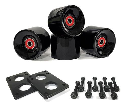 Rueda Longboard 80a 2.756 In Contienen Rodamiento Espaciador