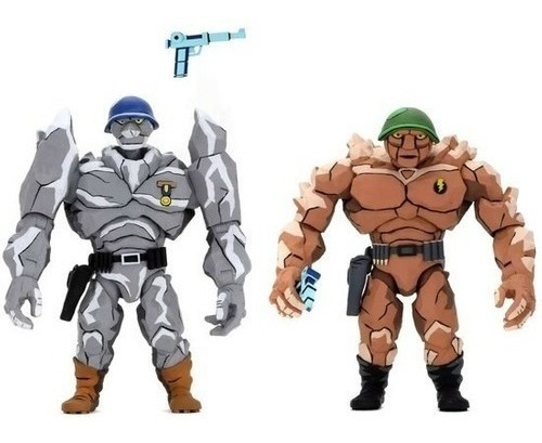 Tmnt Cartoon Traag And Granitor Neca
