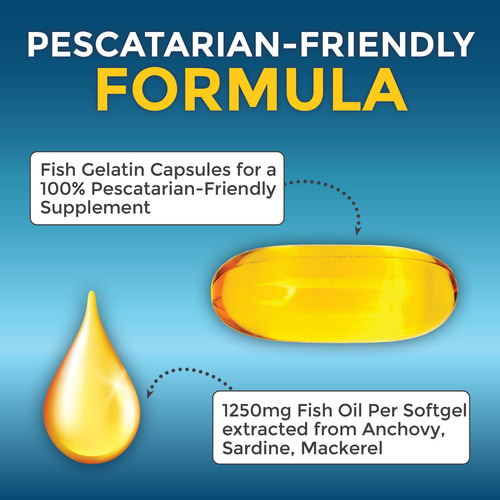 Suplemento De Óleo De Peixe Ômega-3 Ultra Forte Viva Natural