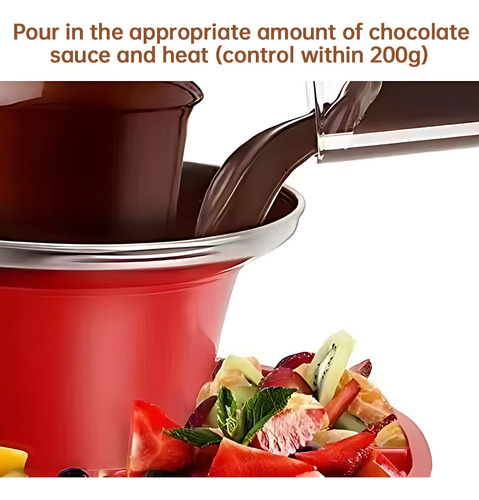 Bicicleta Eléctrica Para Fuente De Chocolate: Antiadherente,