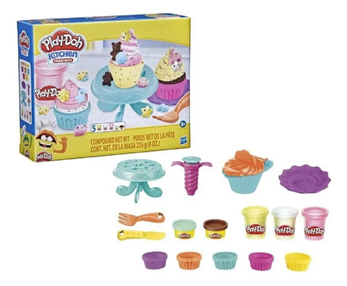 Massinha De Modelar Play-doh Cupcake Colorido E7253 Hasbro