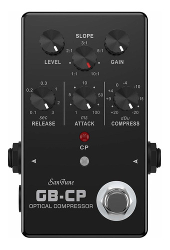 Sanjune Gb-cp Pedal Efecto Guitarra Bajo Optico Color