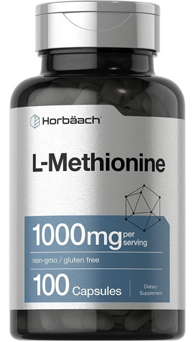 L-metionina 1000 Mg 100 Capsulas Horbaach