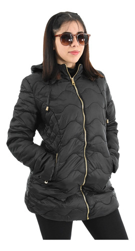 Campera Inflable Mujer Importada Impermeable Gloria 423