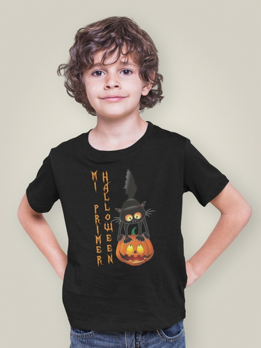 Polera Algodón Niño Personalizadas Halloween Mejores Diseños