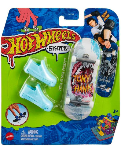 Hot Wheels Mattel Mini Monopatín Con Zapatillas Modelos Surt