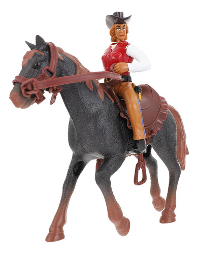 Modelo De Juguete Dollhouse Decor Western Cowboy