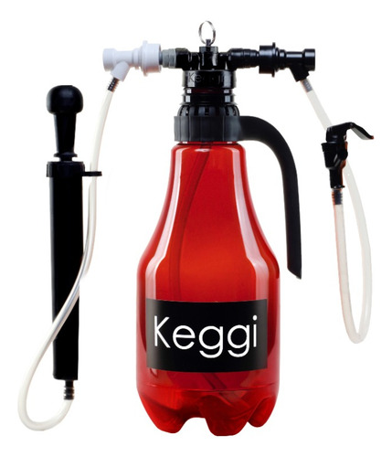 Imagen 2 de 8 de Chopera Keggi Cerveza 10l Con Ball Lock, Canilla Y Sin Co2