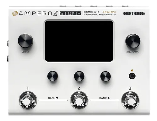 Pedal de efeito Hotone Ampero II Stomp MP-300 branco | Frete