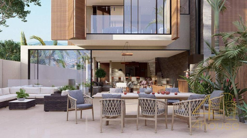 Imagem 6 de 13 de Casa De Condomínio À Venda Na Avenida Deble Luíza Derani. Casa Pé Na Areia, 500 M², 5 Suítes, Arquitetura Moderna, Piscina, Área Gourmet E 4 Vagas. - Ca0607