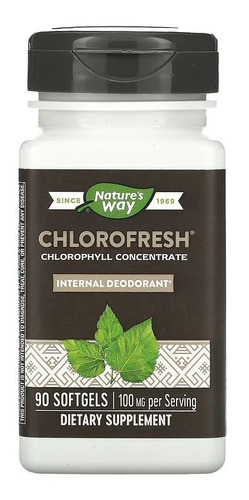 Nature's Way Chlorofresh Concentrado Clorofila X 90 Softgels