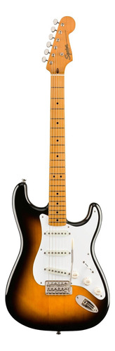 Guitarra elétrica Squier by Fender Classic Vibe '50s Stratocaster de  pinheiro 2-color sunburst poliuretano brilhante com diapasão de bordo