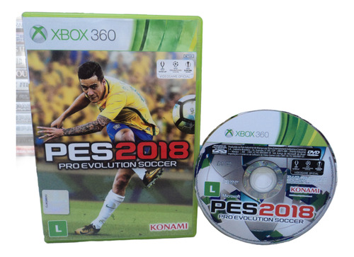 Pes 2018 Xbox 360 Jogo Original (Usado)