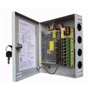 Fuente Poder Centralizada 9 Canales 12v 10a Camaras Cctv