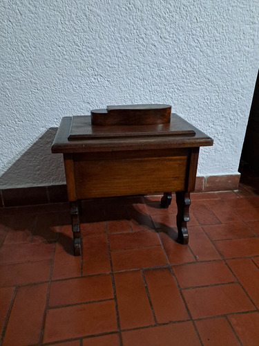 Zapatero Cajón Botinero Lustra Botas Antiguo Marrón Oscuro (Usado)