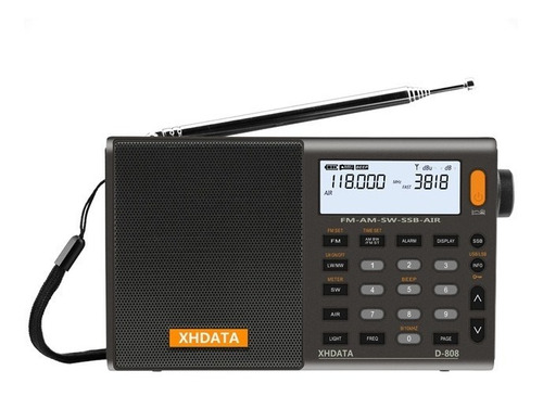 Rádio Receptor Xhdata D-808 Am/fm Stéreo/lw/sw/ssb Air Band