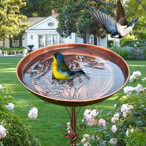 Bate Para Pájaros Q Bird Bath 5002, Resistente A La Corrosió