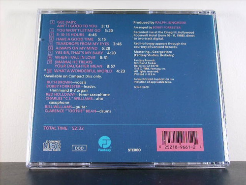 Ruth Brown Have A Good Time Cd Orig Imp Raridade Funk Soul (Usado)