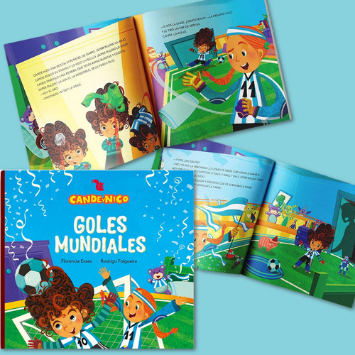 Cande Y Nico Goles Mundiales Cuento Infantil Futbol Az