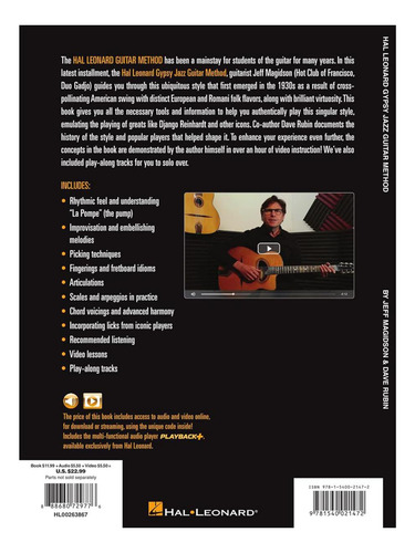 Método De Guitarra Hal Leonard Gypsy Jazz De Jeff Magidson Y
