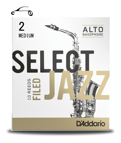 Palheta Sax Alto Select Jazz Filed Rico By Daddario 2m Cx10