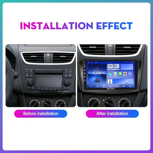 Radio Estéreo Android Para Suzuki Swift 2010-2016 2+64g
