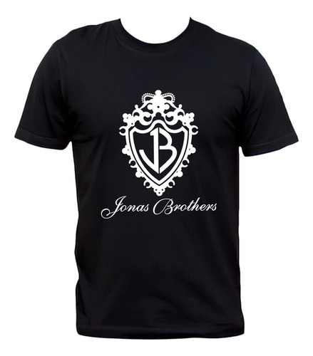 Remera Jonas Brothers Logo 100% Algodón