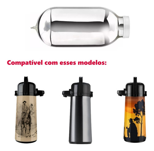 Anel Vedação Garrafa Térmica Invicta 1,8l Silicone Flexível