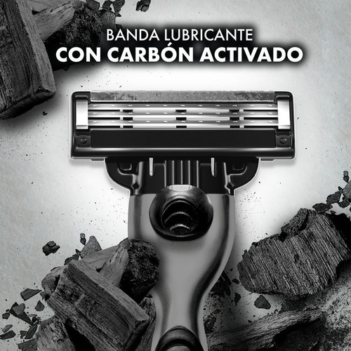 Repuestos Máquina De Afeitar Gillette Mach3 Carbono 6 Un.