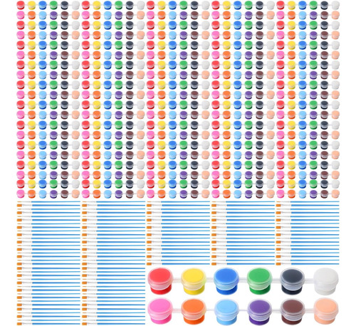 Qilery, Juego De 1400 Piezas, 12 Colores, 0.1 Oz