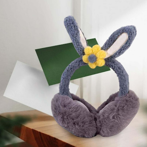 Orejeras Cálidas De Invierno Diadema Protección De Azul