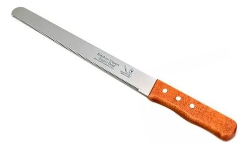 Cuchillo Para Pan Panadero Acero Inoxidable Mango Madera