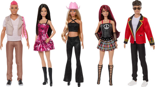 Conjunto De Bonecas Modernas Barbie Rbd Com Roberta, Mia, Lu
