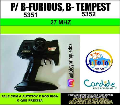  B-tempest 5352 - Ben 10 - Controle 27mhz