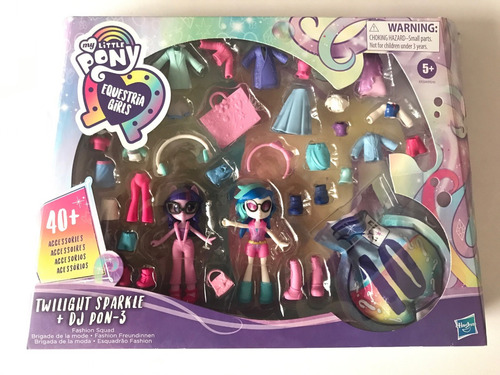 My Little Pony Fashion Squad Twilight Sparkle Dj Pon Equestr (Usado)