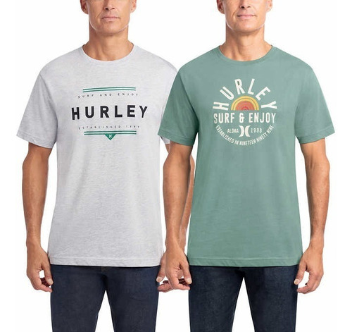 Playera Hurley Graphic Tee Hombre 2 Pack 100% Original