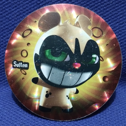 Tazos 2011 Funki Punky Extremo Ultra Prismatic #123 Sultán (Usado)